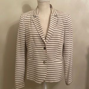 Calvin Klein White & Taupe Jacket.  Prefect for the office or worn with jeans.